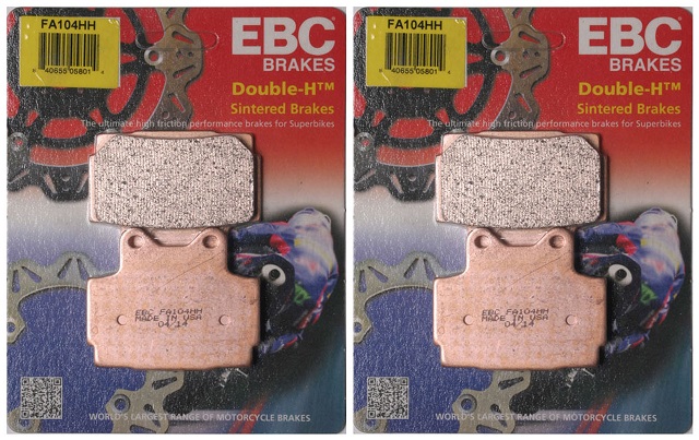 FA104HH EBC Bromspads  Yamaha RD125LC -XJ600 (1KT-W0046-50)   - 2