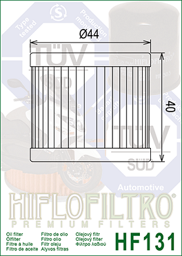 HF131 Hi-Flo Oljefilter - 2