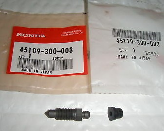 45109-300-003 Luftningsnippel Frambromsok Honda CB450-CB750K 