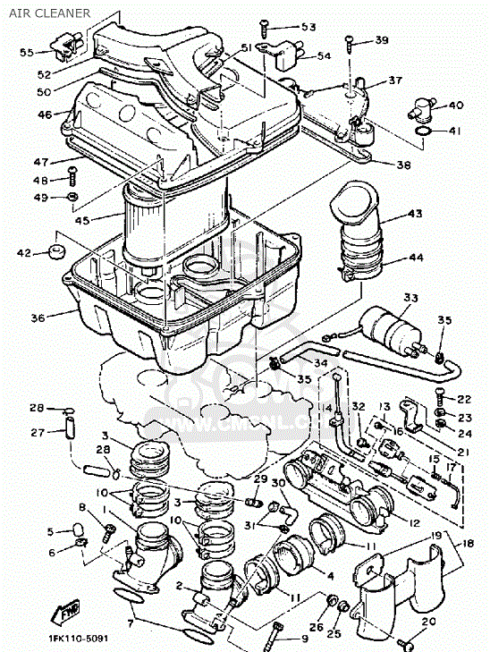 Insugsgummi sats Yamaha V-Max 1200 (1FK-13595-01) BOOST 224345A - 3