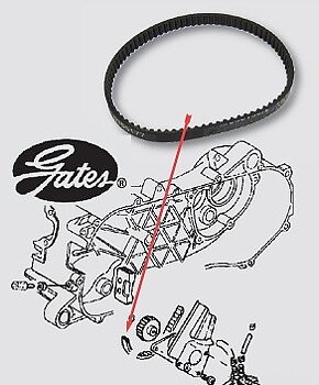 Rem Oljepump Gilera, Italjet, Piaagio, Vespa (9281-40637)