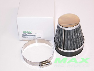 Luftfilter Emgo Power Chrome Dim..42 mm  21001