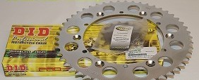 Drivpaket Honda XL600V Transalp 1987-  DID Kedja 525VX (5/8x5/16) Kedja 118 Länkar + Drev  47T+15T (655065)
