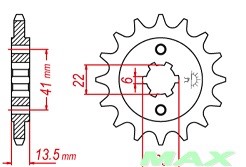 Drivpaket Honda XL600V Transalp 1987-  DID Kedja 525VX (5/8x5/16) Kedja 118 Länkar + Drev  47T+15T (655065) - 2