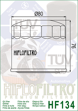 HF134 Hi-Flo Oljefilter Suzuki - 2