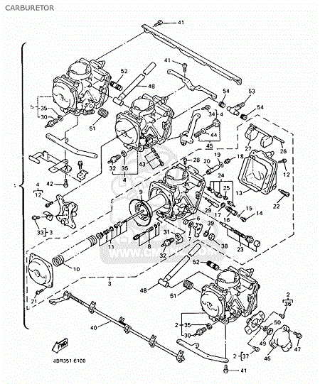 Membran Förgasare Yamaha XJ600 (3YX-14940-00)  1357305 - 2