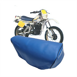 Dynöverdrag Husqvarna TE510-TX510-CR500-WR500 1983-84 Blue - Blue/White