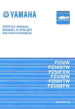 Instruktionsbok/Servicemanual Yamaha Phazer / Venture Snöskoter 2007-18