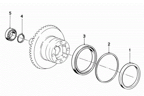 61917-2RS Kullager med P-box BMW Kardan R850,R1100,R1150 - 3