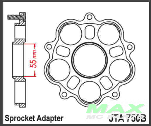 Adapter Bakdrev Ducati 748-1100 (750B)