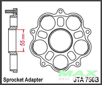 Adapter Bakdrev Ducati 748-1100 (750B)