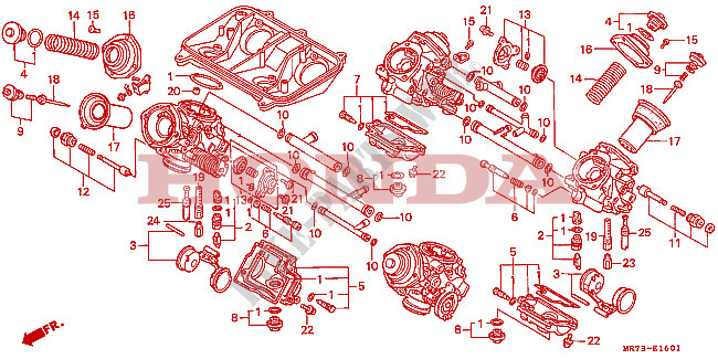 Flottör Honda VFR750 (16013-ML7-00, 16013-MZ1-000)  223602/K-F035 - 3