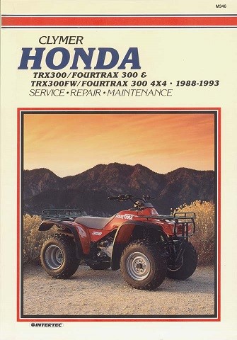 Clymer Honda ATC250R -TRX300 Fourtrax 1988-00 Rep. Handbok  M346