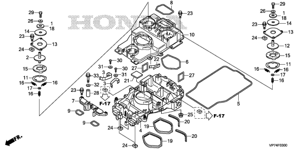 50103-VP7-000 Tätning Honda Original - 2