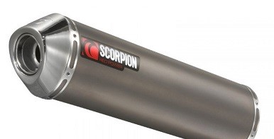 SCORPION Ljuddämpare  Kawasaki Z750 2007- ROSTFRI Oval (EKA78SEO) - 2