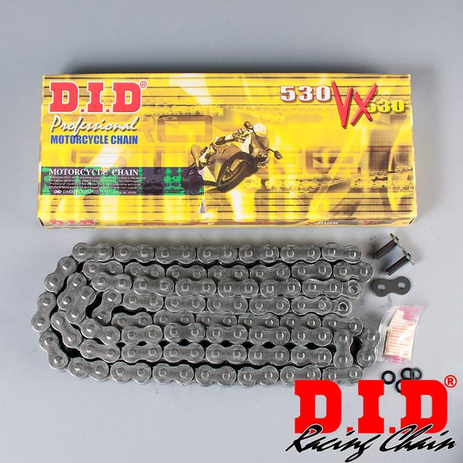 DID Kedja 530VX3 (5/8x3/8) 114 Länkar Pro Street X-ring   (53441)