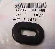 Gummin sats till sidokåporna Honda CB750K 1970-78 (2-17247-303-000 , 4-83551-300-000 - 3