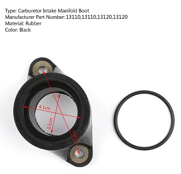 Insugsgummin sats Suzuki  GSX750-GSXR750 (13101-17C01) 1989-90  224218 - 2
