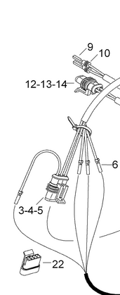 Pick-up/Impulsspole Lynx-Ski-Doo (420-9665-48)  81-01371A/220648 - 2