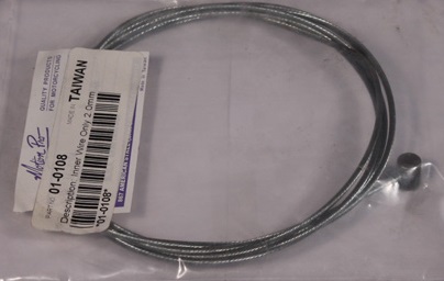 Innerwire 2,0 mm med nippel 8x10 mm Längd 1,65 meter 1108