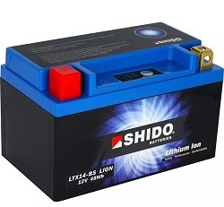 SHIDO Lithium Lågviktsbatterier finns till många MC Modeller
