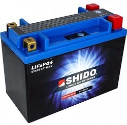 SHIDO Lithium Lågviktsbatterier finns till många MC Modeller - 2