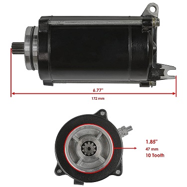 Startmotor Honda VF750F (31200-MB2-008)  18661N/230302   Högergående/Medsols - 2