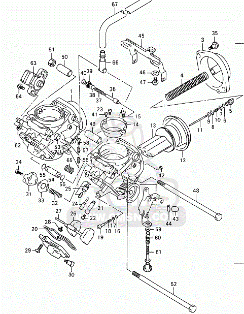 Membran förgasare Aprilia, BMW, Kawasaki,  Suzuki, Triumph, Yamaha N-209050/223201 - 2