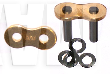 DID Nitkedjelås 530 Gold ("5/8x3/8") X-ringskedja 54449