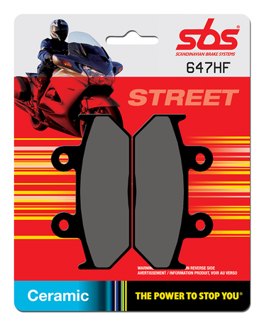 647HF SBS Bromspads Honda GL1500 Goldwing Fram (45105-MT2-008)