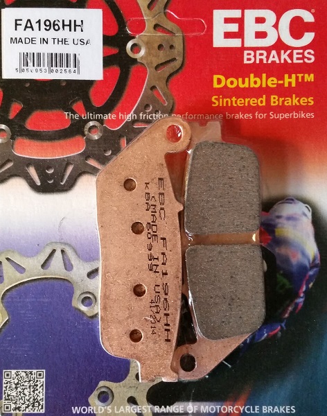 FA196HH  Bromspads Sintrad BMW-Honda-Indian-Suzuki-Triumph-Victory-Yamaha - 2