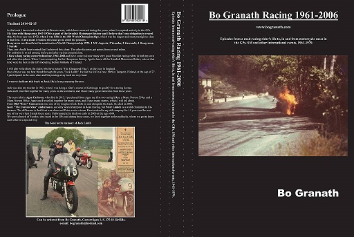 Racingbok från vår store Roadracingförare Bo Granaths Historia 1961-2006 - 2