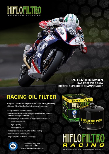 HF124RC Oljefilter Hi-Flo Racing  Kawasaki - 3
