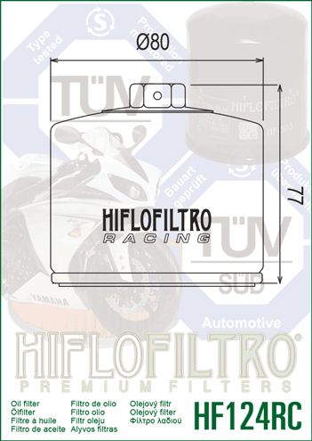 HF124RC Oljefilter Hi-Flo Racing  Kawasaki - 2