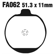 Bromspads sats Fram Kawasaki FA062 - 3