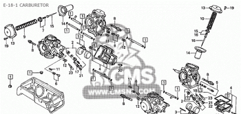 O-ringar sats Bränslerör Förgasare Honda VF750-VF1000  150726