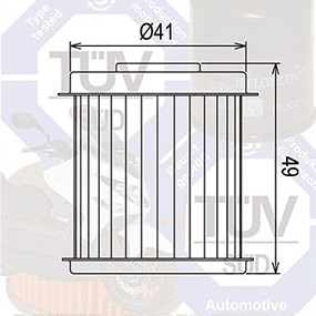 HF168 Hi-Flo Oljefilter - 2