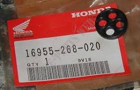 16955-268-020  Gummi hålpackning bränslekran CB350-CB750K-GL1000, GL1100   - 2