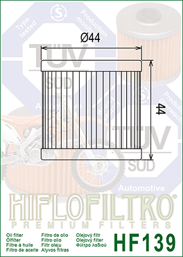 HF139 Hi-Flo Oljefilter - 2
