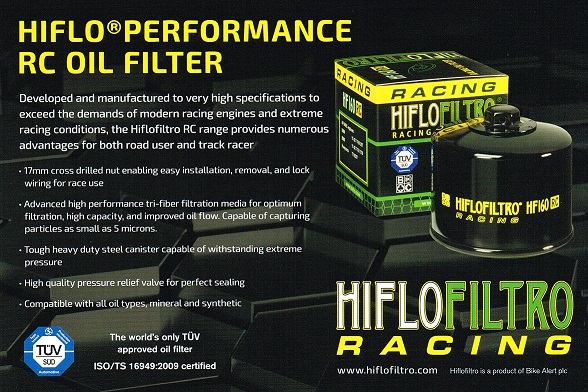 HF160RC Oljefilter Hi-Flo Racing BMW (11 42 5 B70 298) - 3