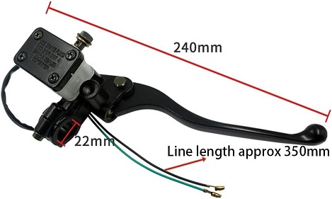 Huvudbromscylinder Fram Honda ATC200X, ATC250, ATC250R, ATC350X (43500-961-006)  - 2