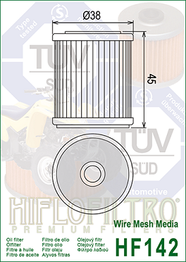 HF142 Hi-Flo Oljefilter - 2