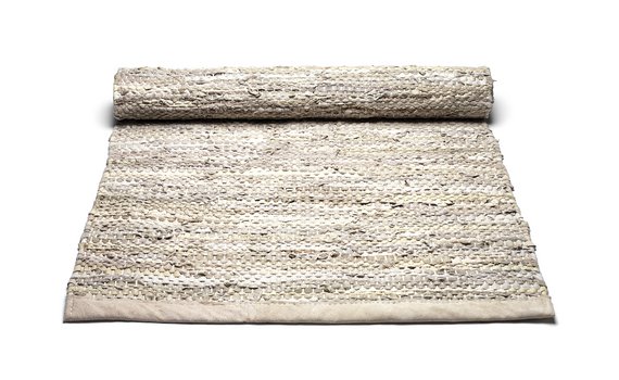 TRASMATTA I LÄDER, 170x240, BEIGE