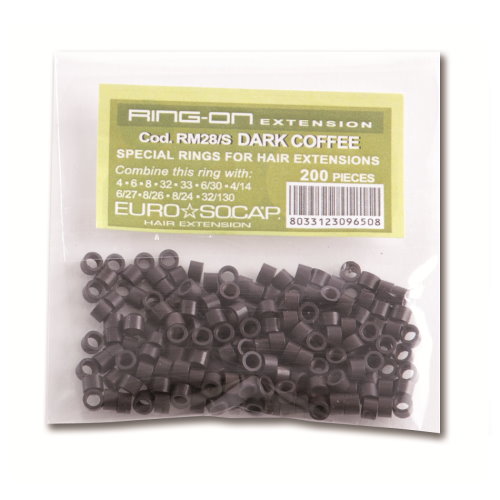 Microringar-Dark Coffee 200 st