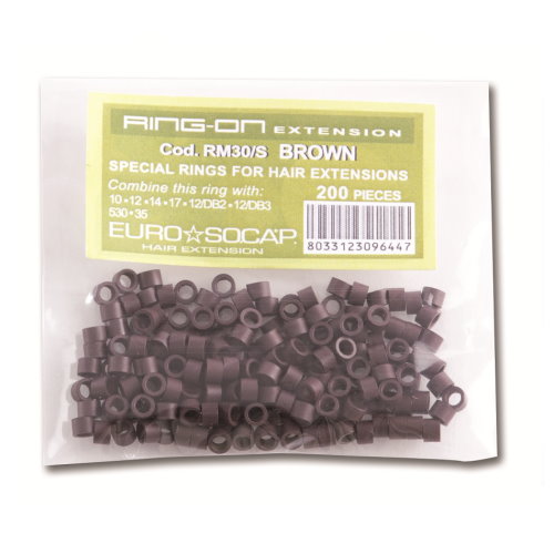 Microringar - Brown 200 st