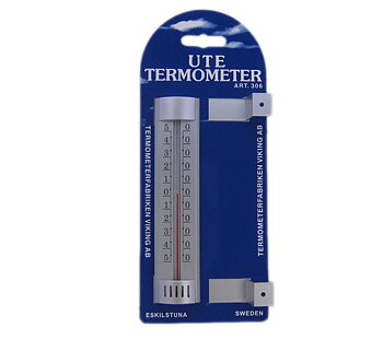 Termometer Silver Fönster