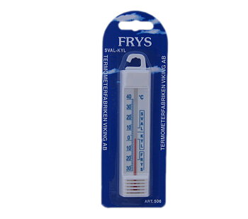 Kyltermometer plast vit