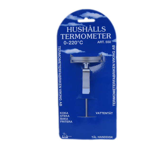 Hushållstermometer rund 0-220 gr