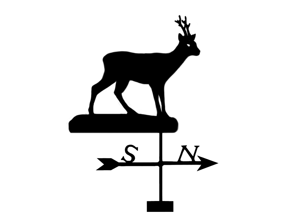 Vindflöjel Rådjur