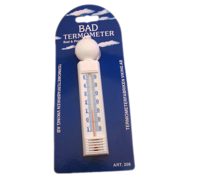 Badtermometer Vit Liten